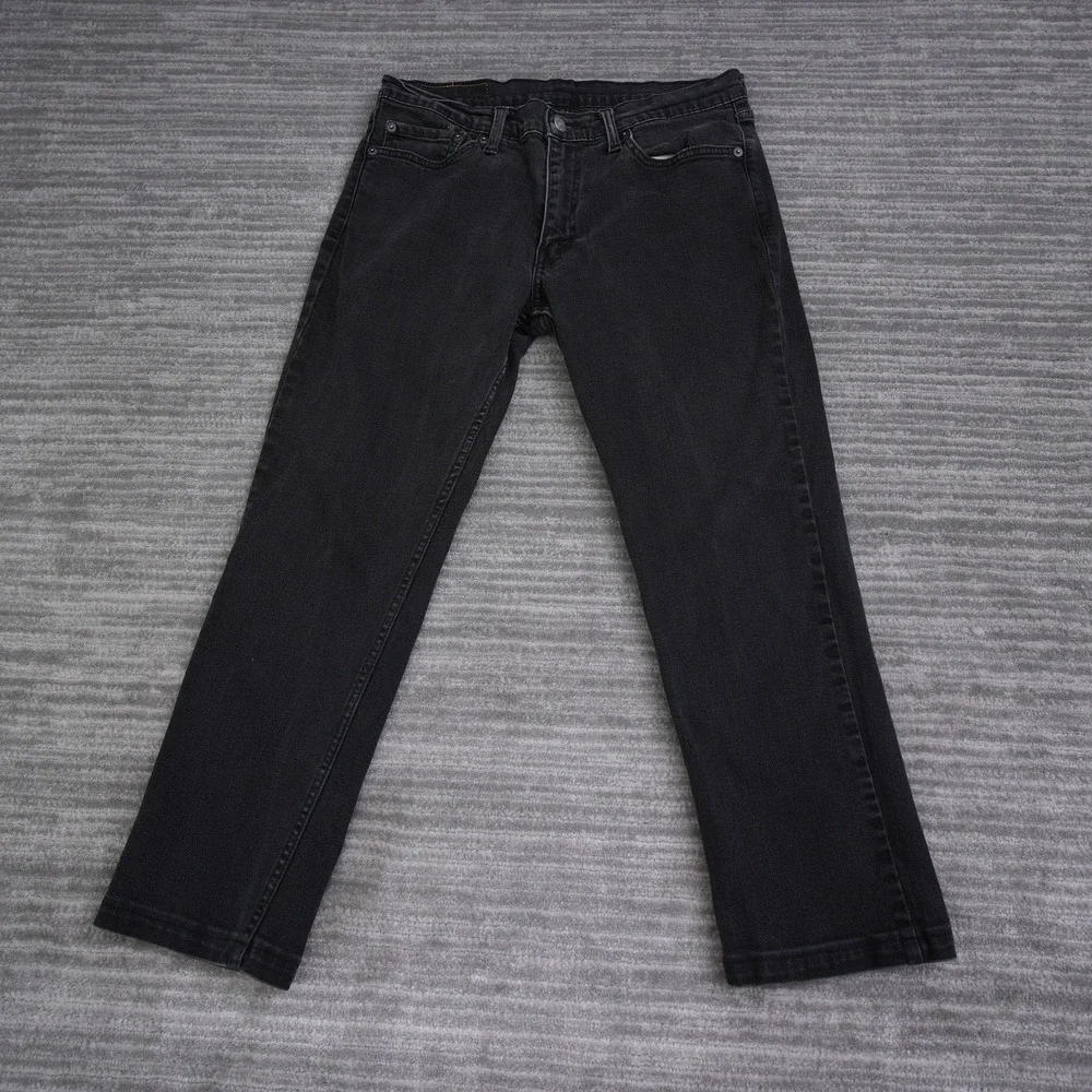 Levis 511 Slim Fit‎ Black Jeans Mens Denim Pants 32x29 (Fit 30x24.5)
